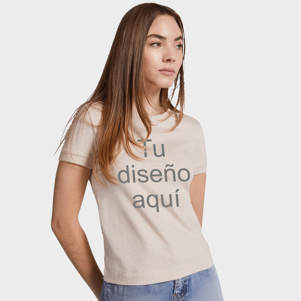 Camiseta gruesa de mujer personalizada