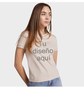 Camiseta gruesa de mujer personalizada