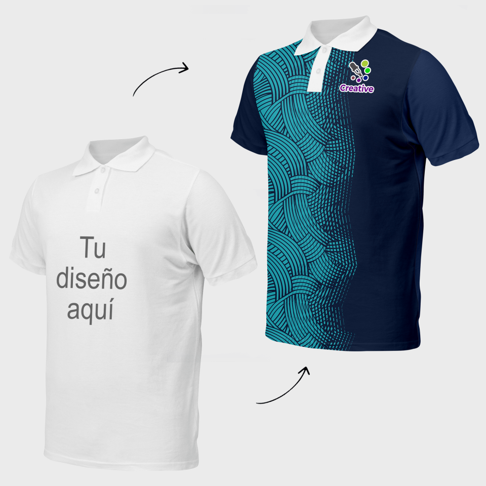 Polo para eventos 100% fullprint personalizado