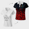 Polo para eventos de mujer 100% fullprint personalizado