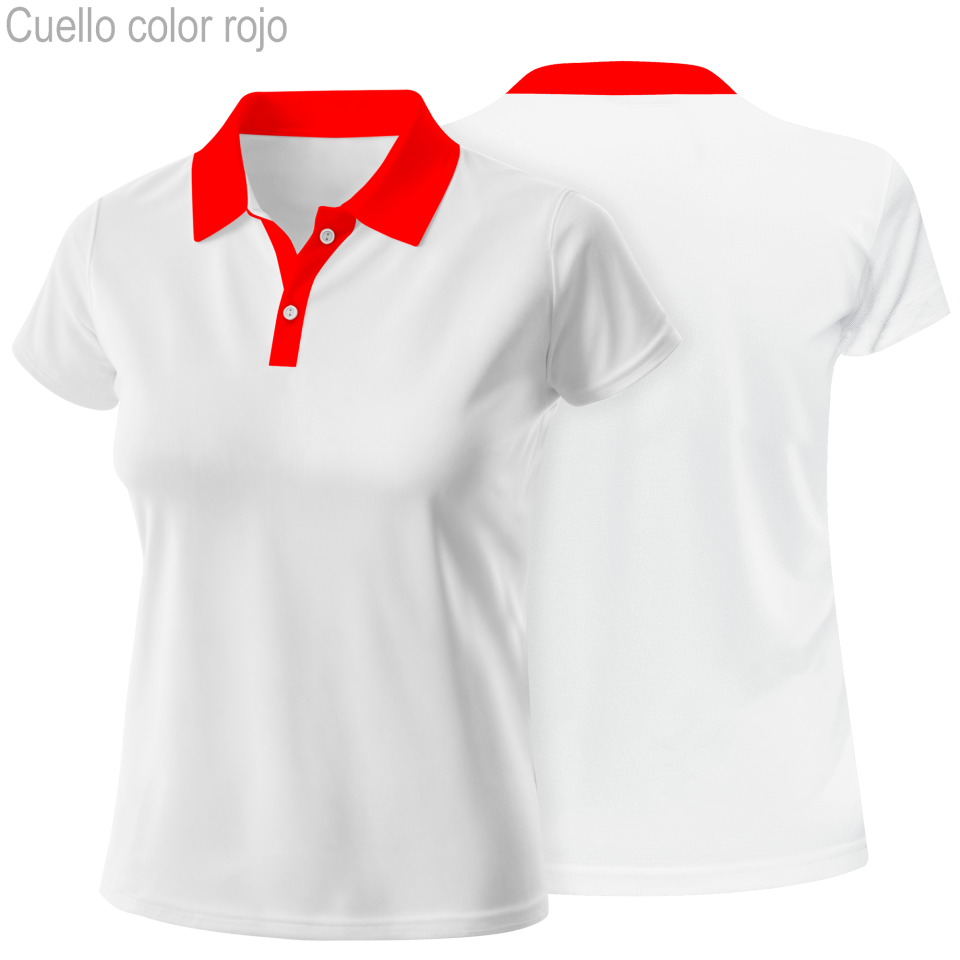 Polo para eventos de mujer 100% fullprint personalizado