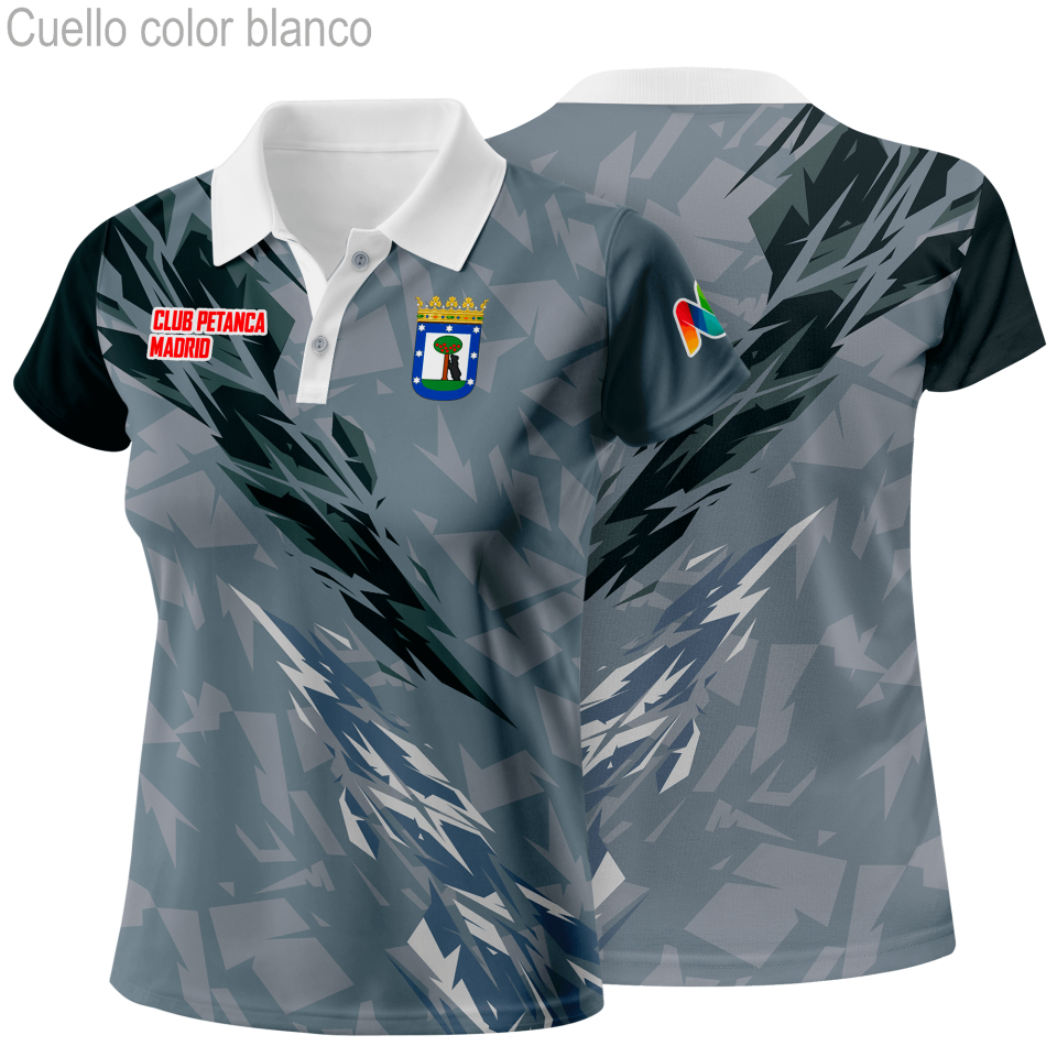 Polo de mujer petanca 100% fullprint personalizado