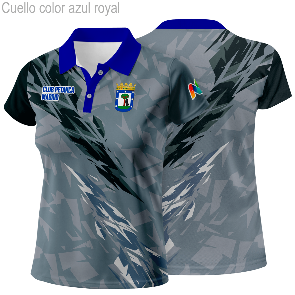 Polo de mujer petanca 100% fullprint personalizado
