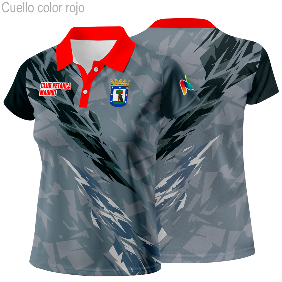 Polo de mujer petanca 100% fullprint personalizado