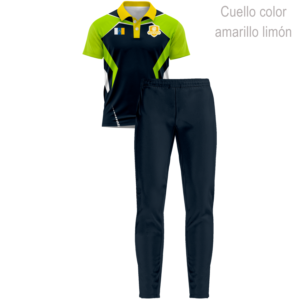 Conjunto petanca polo y pantalón largo 100% fullprint personalizado
