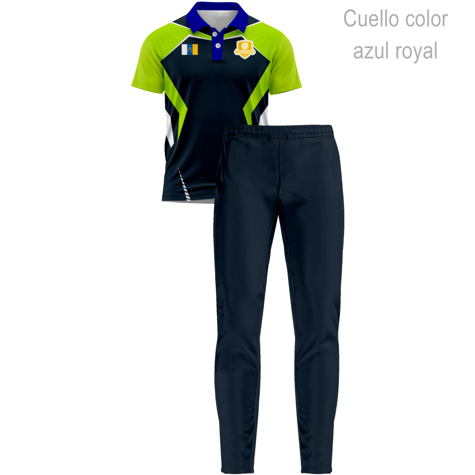 Conjunto petanca polo y pantalón largo 100% fullprint personalizado