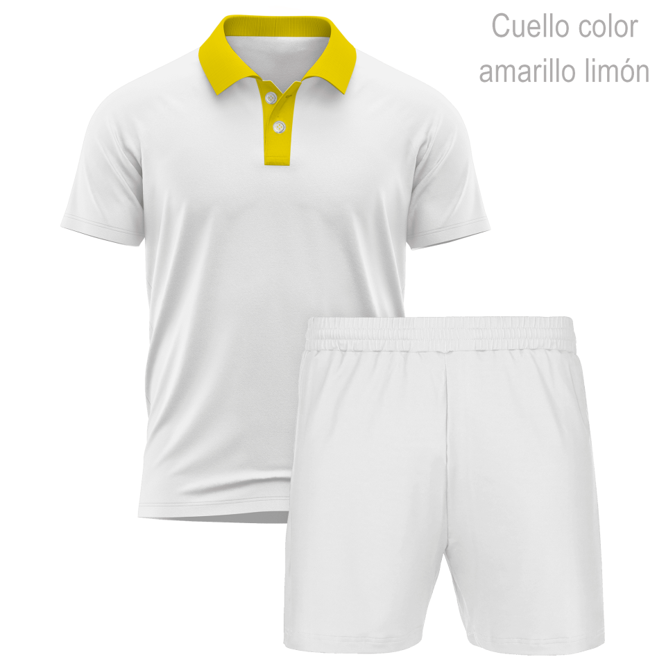 Conjunto petanca polo y pantalón corto 100% fullprint personalizado