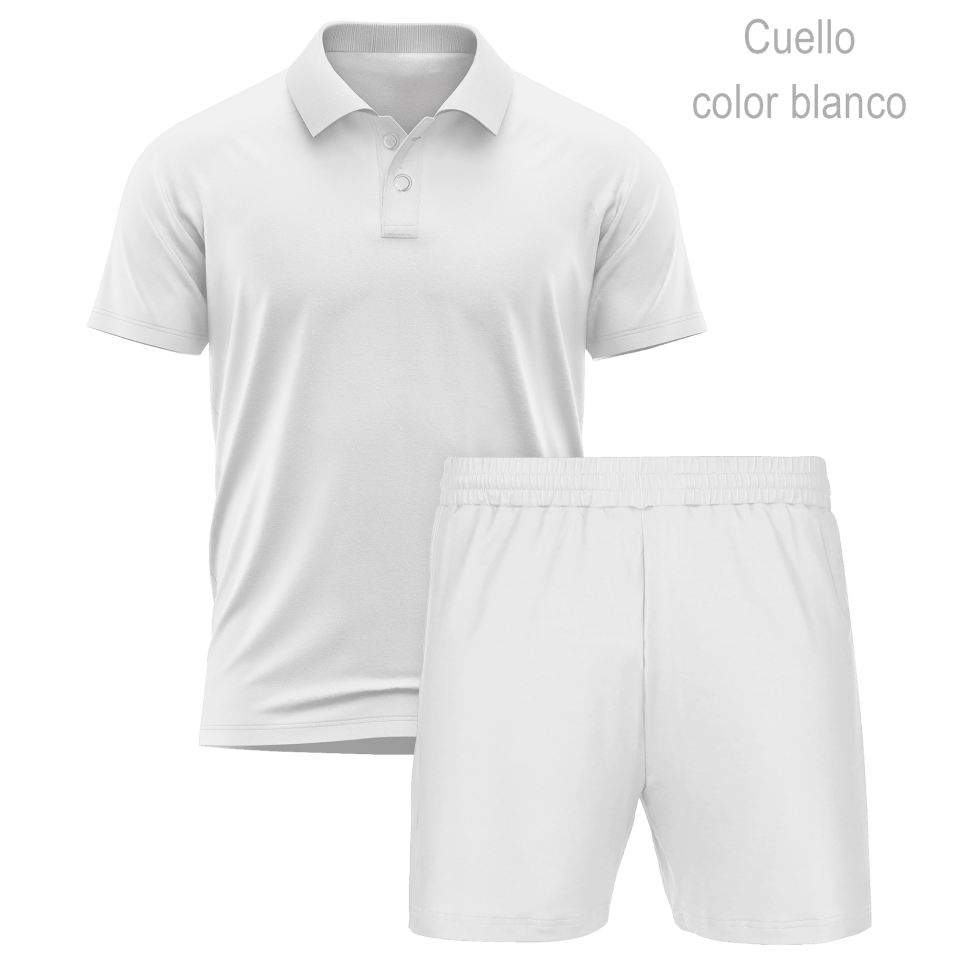 Conjunto petanca polo y pantalón corto 100% fullprint personalizado