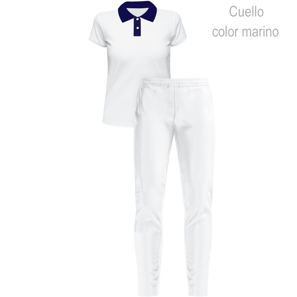 Conjunto petanca polo y pantalón largo de mujer 100% fullprint personalizado
