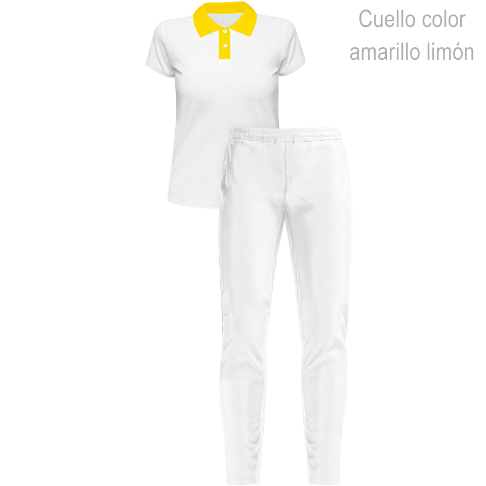 Conjunto petanca polo y pantalón largo de mujer 100% fullprint personalizado