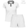 Conjunto petanca polo y pantalón corto de mujer 100% fullprint personalizado