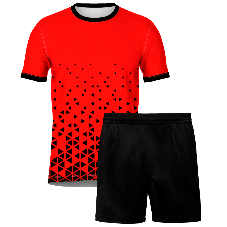 Conjunto fútbol sublimado Triángulos personalizado