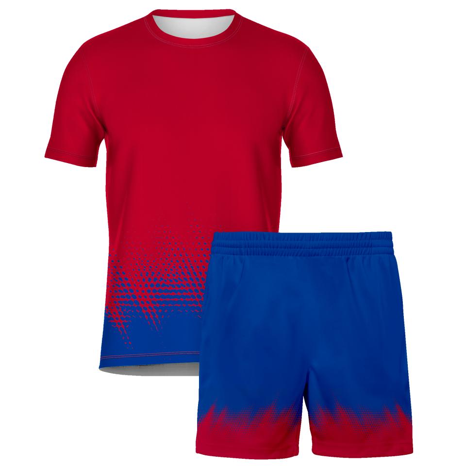 Conjunto fútbol sublimado Bits Fire personalizado