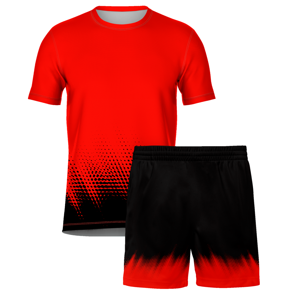 Conjunto fútbol sublimado Bits Fire personalizado