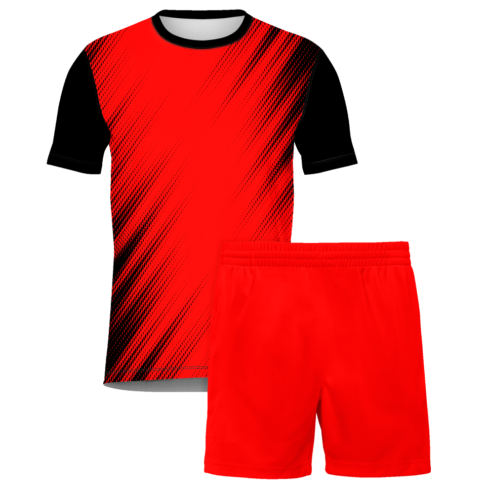 Conjunto fútbol sublimado Zig Zag personalizado