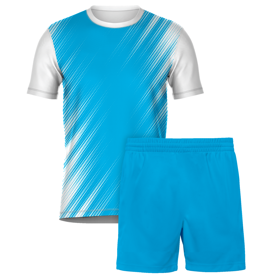 Conjunto fútbol sublimado Zig Zag personalizado