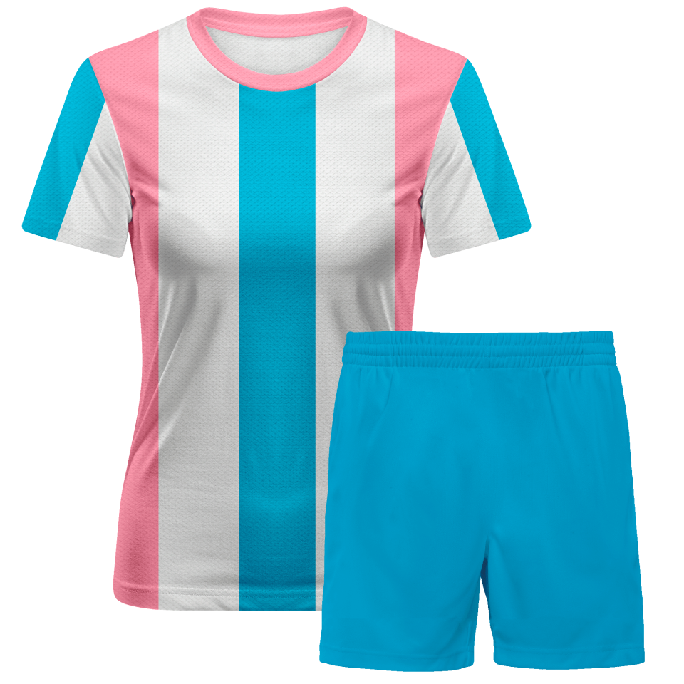 Conjunto fútbol de mujer sublimado Argentina personalizado