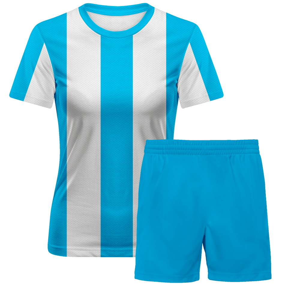 Conjunto fútbol de mujer sublimado Argentina personalizado