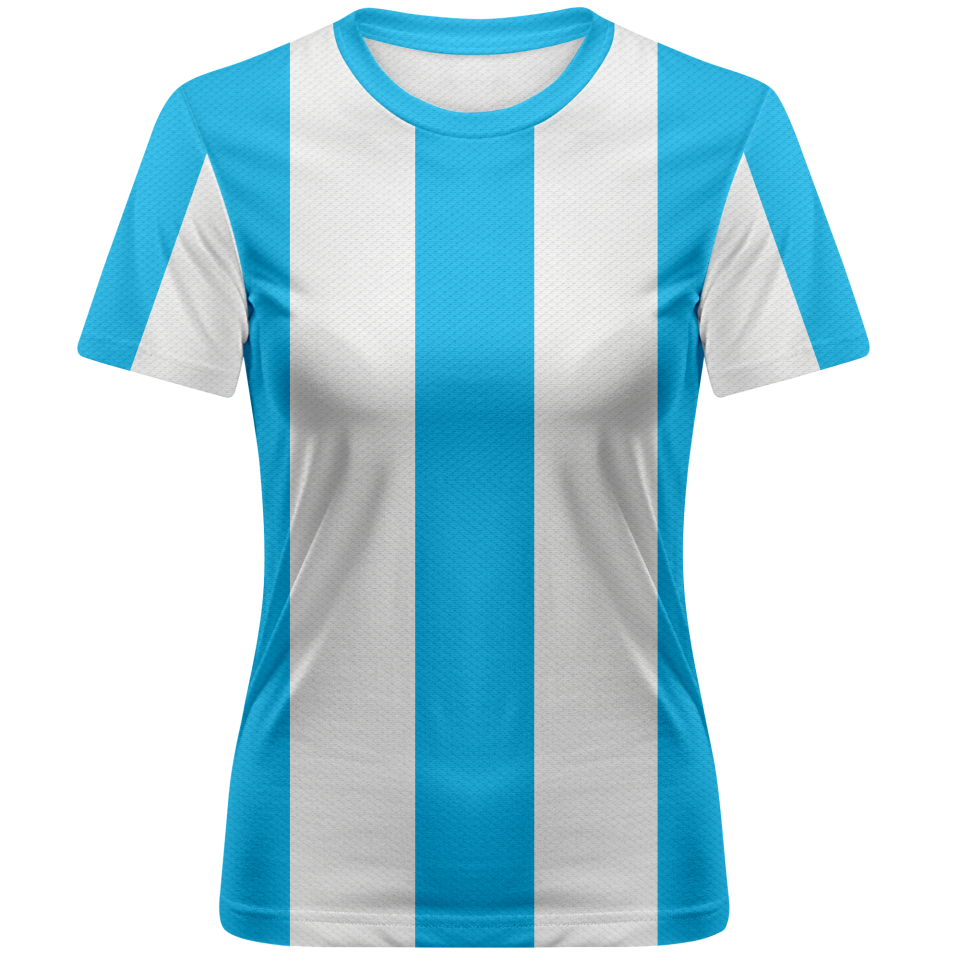 Conjunto fútbol de mujer sublimado Argentina personalizado