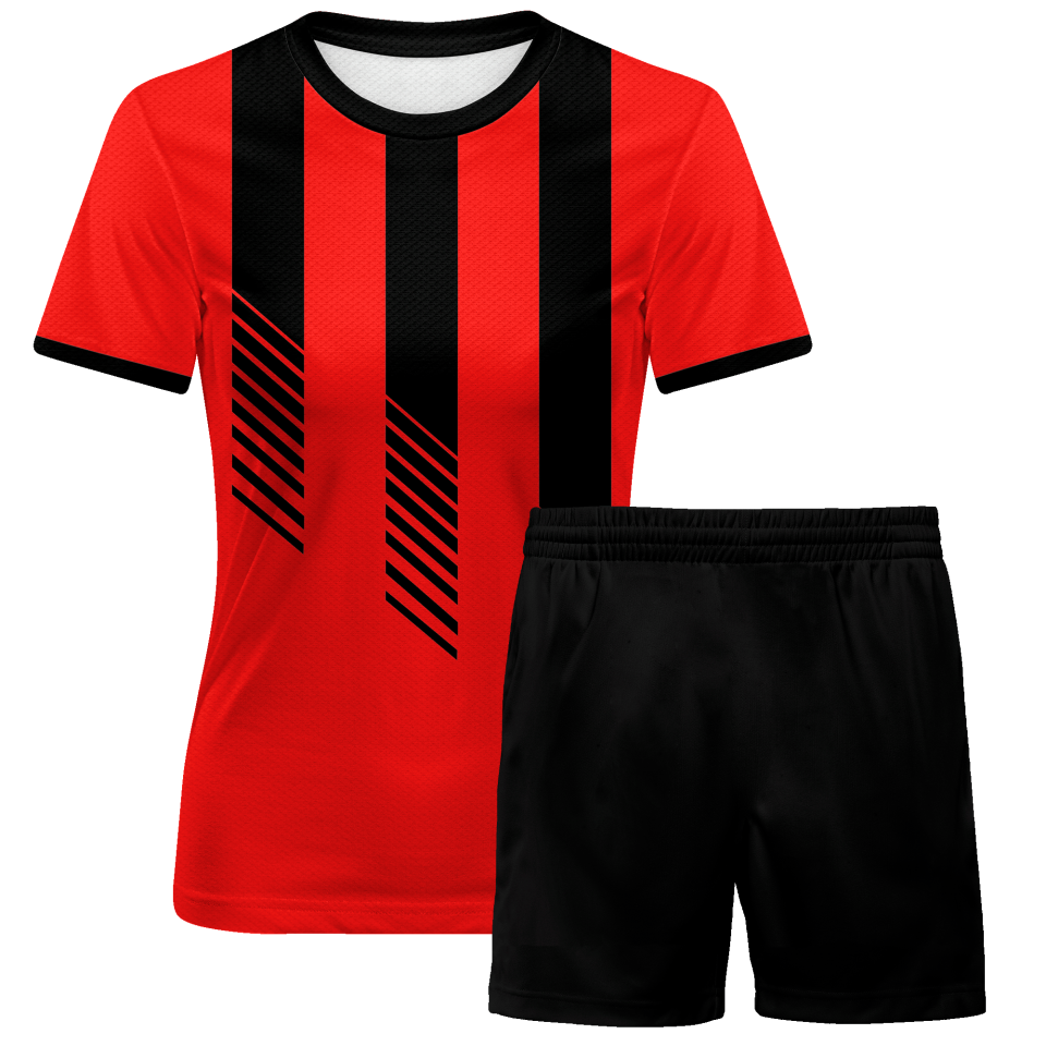 Conjunto fútbol de mujer sublimado Mil Rayas personalizado