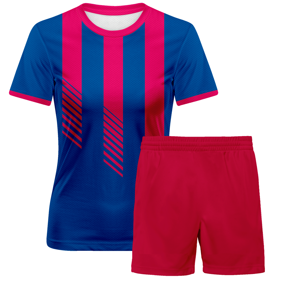 Conjunto fútbol de mujer sublimado Mil Rayas personalizado