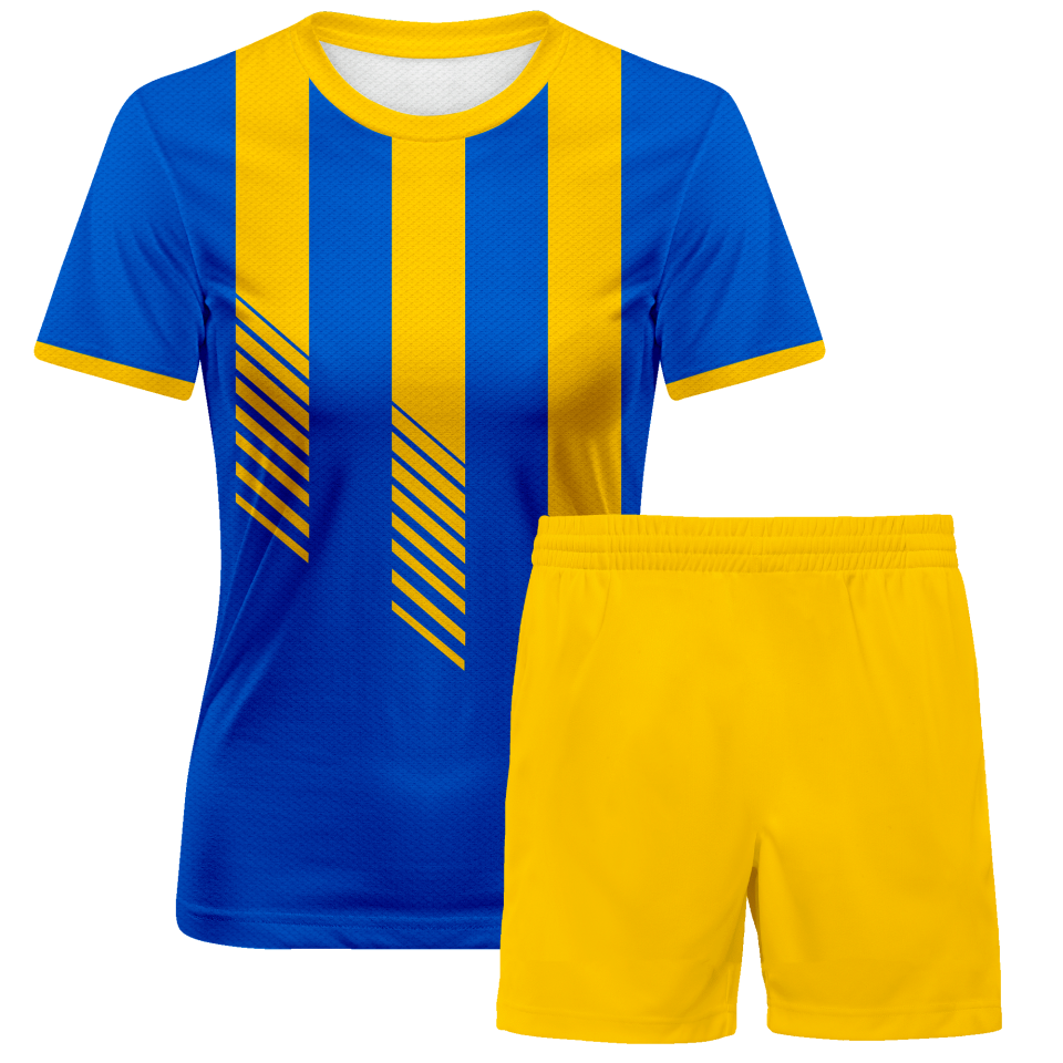 Conjunto fútbol de mujer sublimado Mil Rayas personalizado