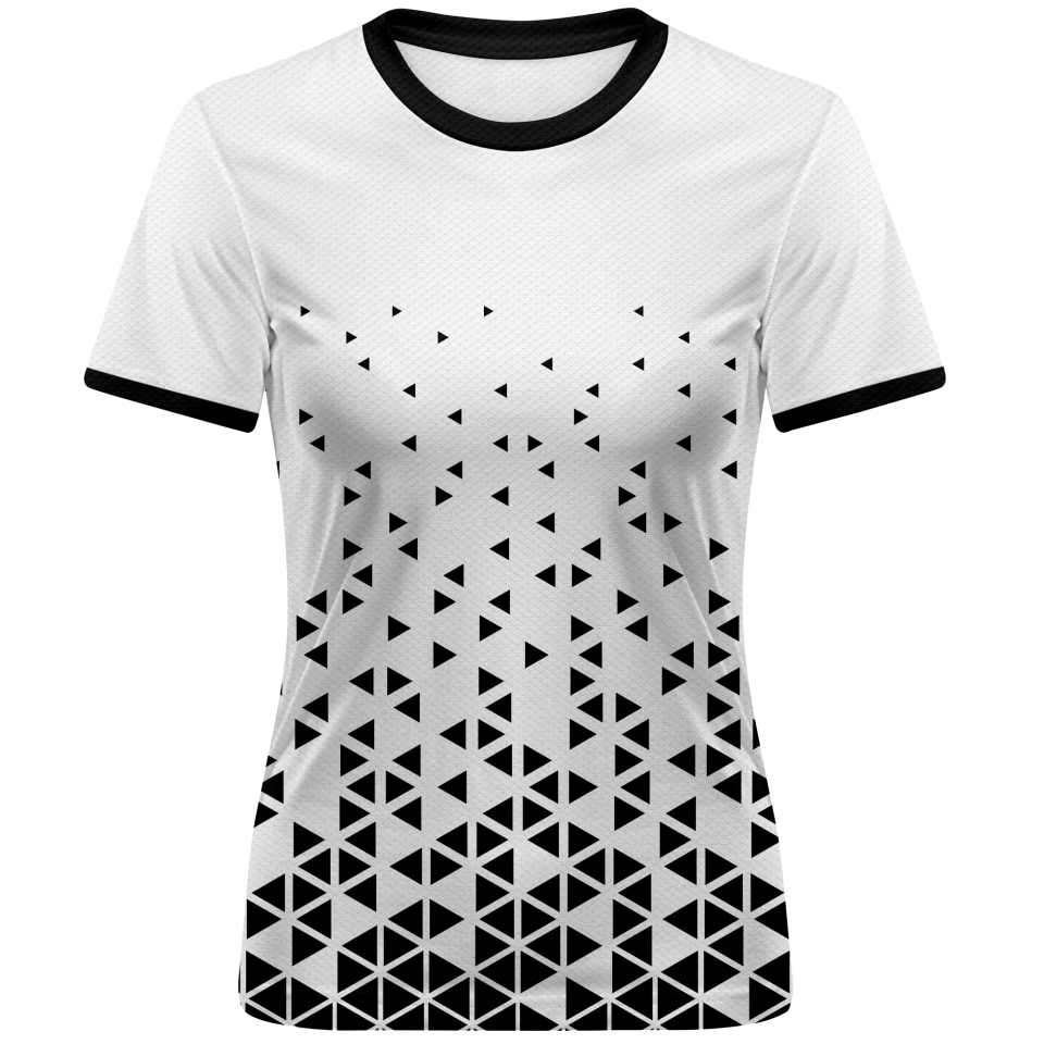 Conjunto fútbol de mujer sublimado Triángulos personalizado