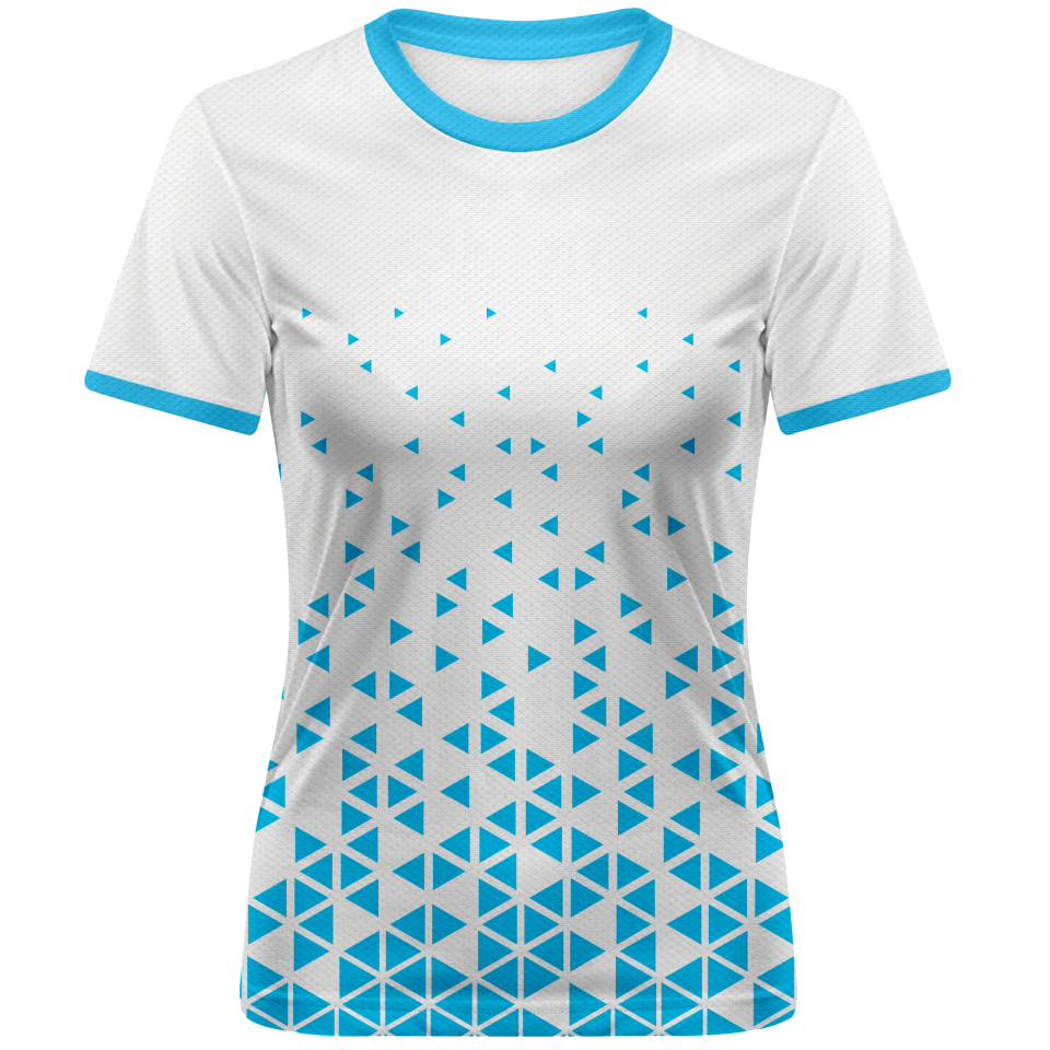 Conjunto fútbol de mujer sublimado Triángulos personalizado