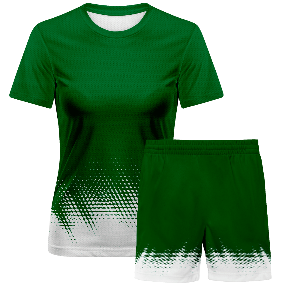 Conjunto fútbol de mujer sublimado Bits Fire personalizado