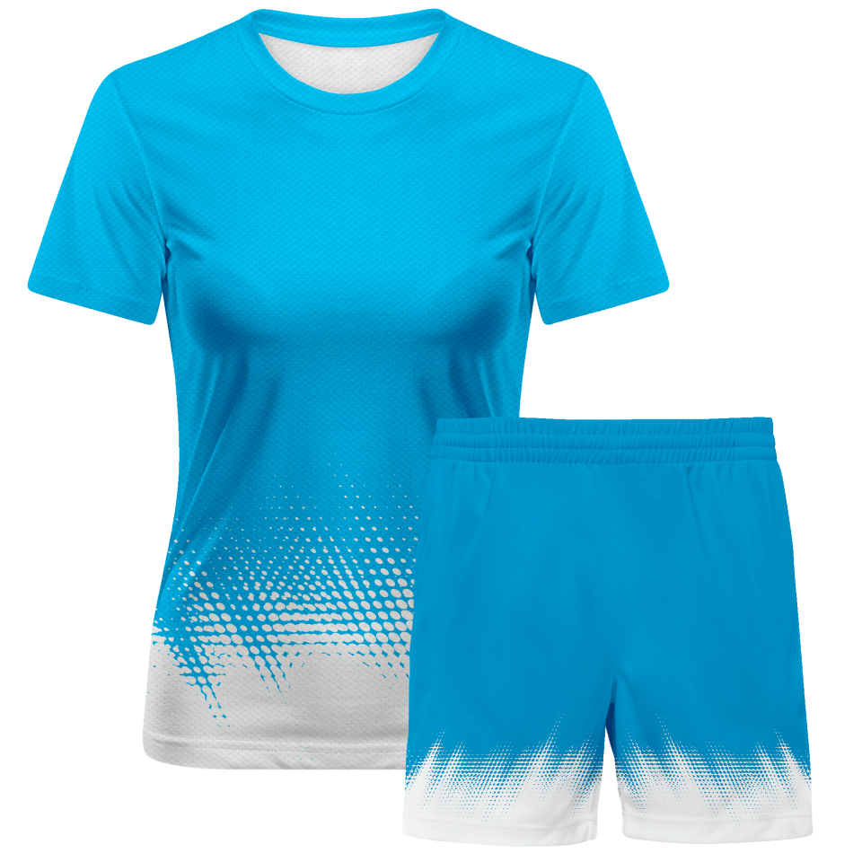 Conjunto fútbol de mujer sublimado Bits Fire personalizado