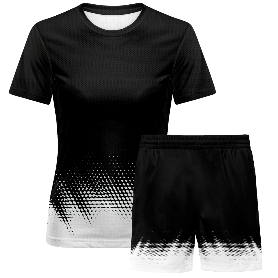 Conjunto fútbol de mujer sublimado Bits Fire personalizado