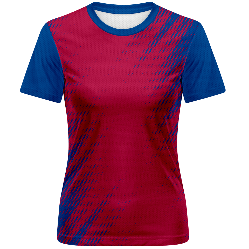 Conjunto fútbol de mujer sublimado Zig Zag personalizado