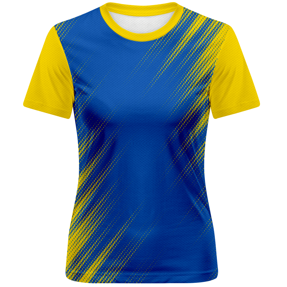 Conjunto fútbol de mujer sublimado Zig Zag personalizado