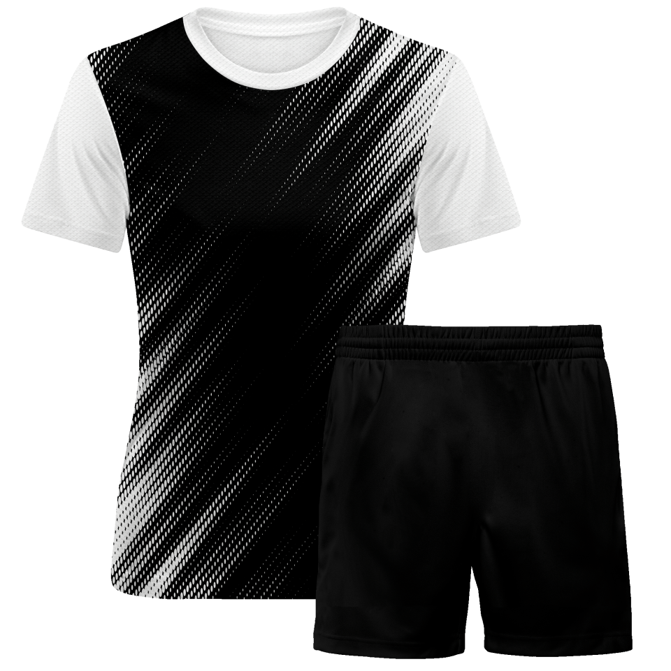 Conjunto fútbol de mujer sublimado Zig Zag personalizado