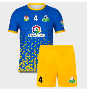 Conjunto fútbol sublimado Triángulos personalizado