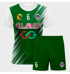 Conjunto fútbol de mujer sublimado Zig Zag personalizado