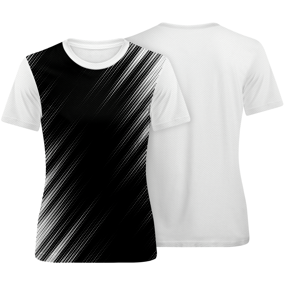 Camiseta fútbol de mujer sublimada Zig Zag personalizada