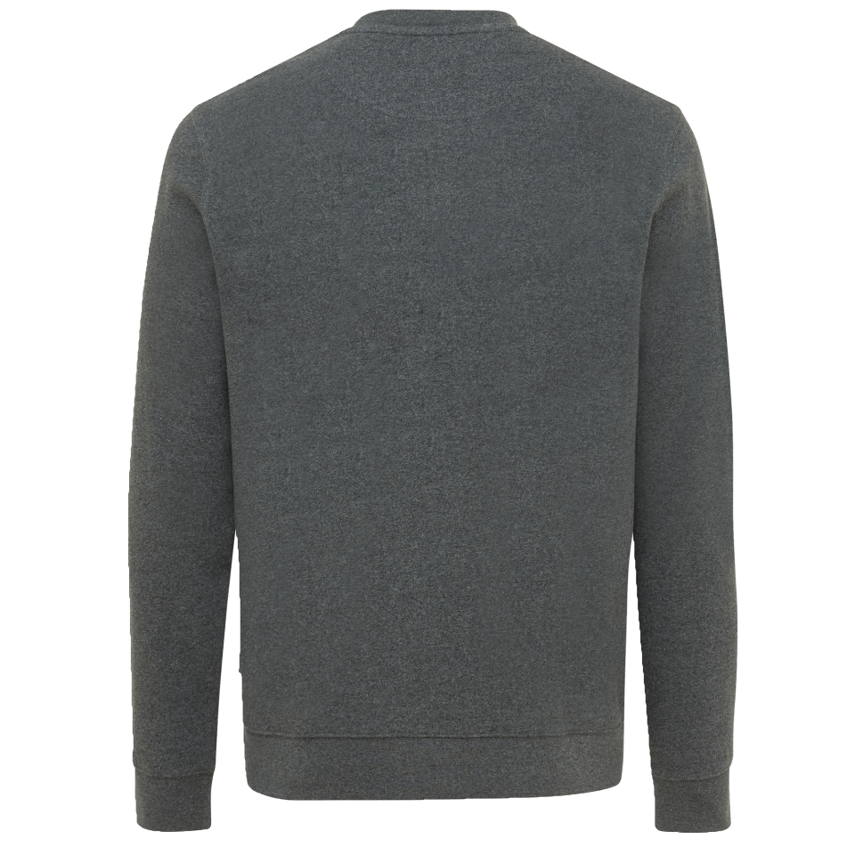 Sudadera jaspeada de algodón reciclado personalizada