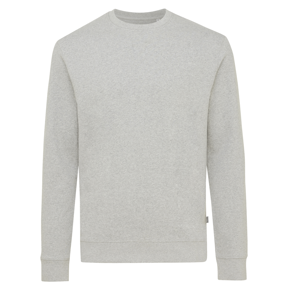 Sudadera jaspeada de algodón reciclado personalizada