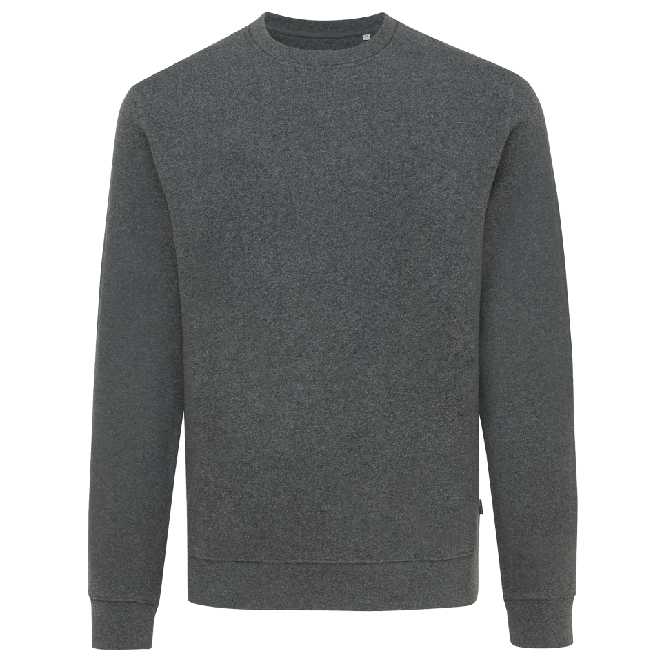 Sudadera jaspeada de algodón reciclado 3XL personalizada