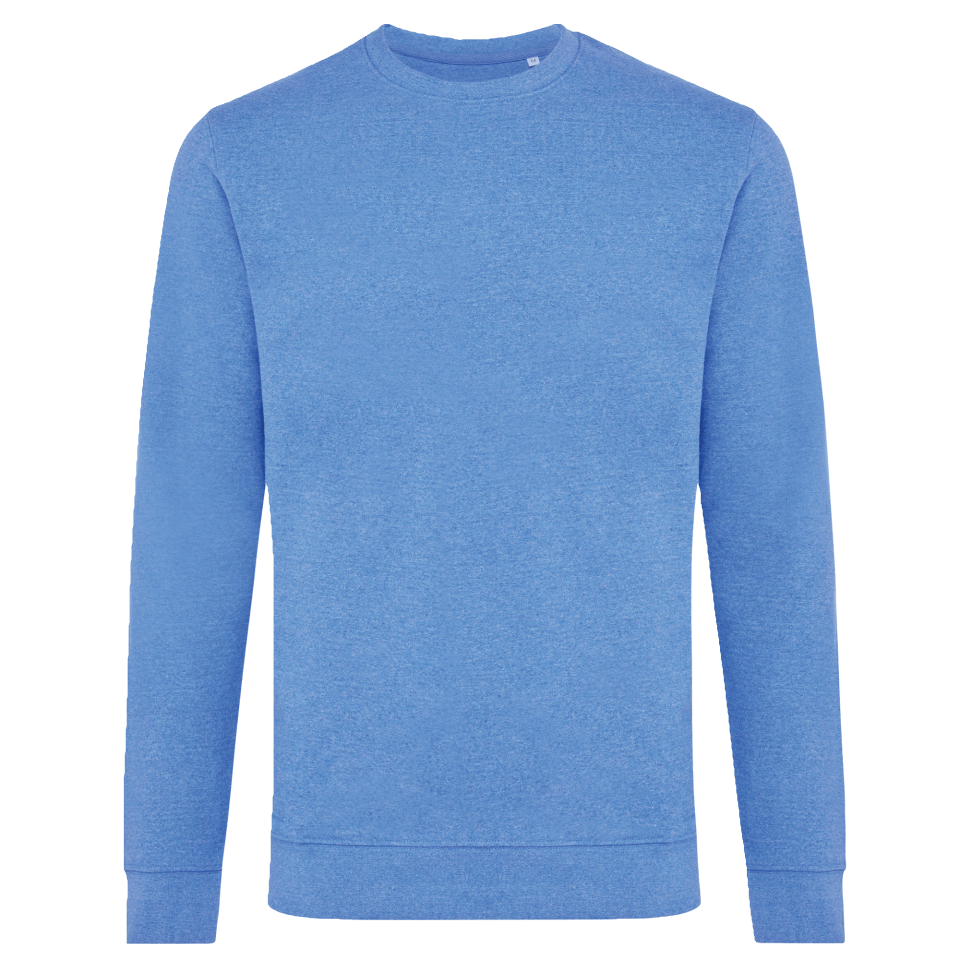 Sudadera jaspeada de algodón reciclado 3XL personalizada