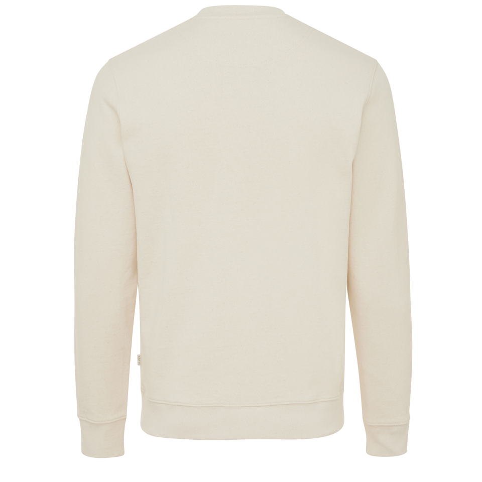 Sudadera jaspeada de algodón reciclado 3XL personalizada