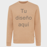 Sudadera jaspeada de algodón reciclado 3XL personalizada