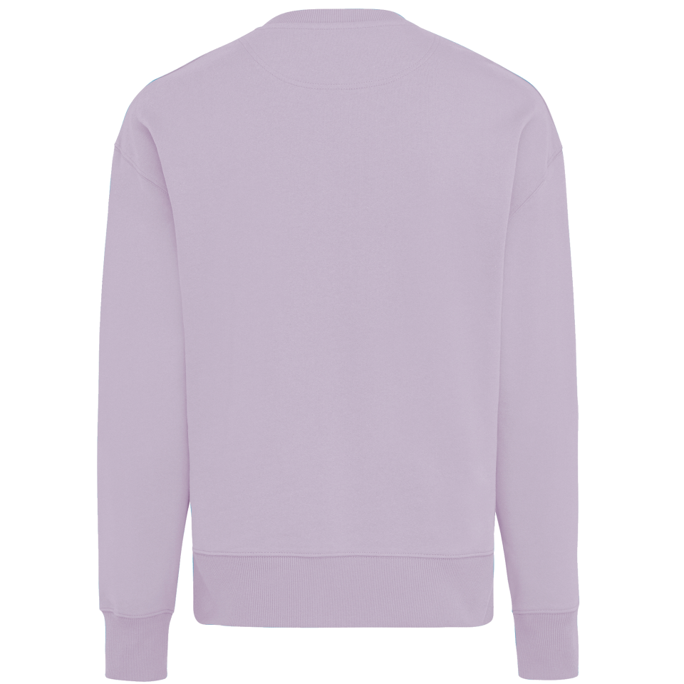 Sudadera relax fit de algodón reciclado personalizada