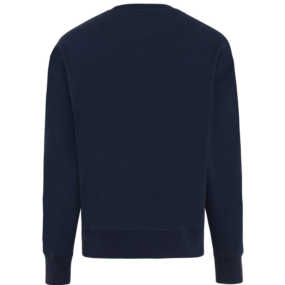 Sudadera relax fit de algodón reciclado 3XL personalizada