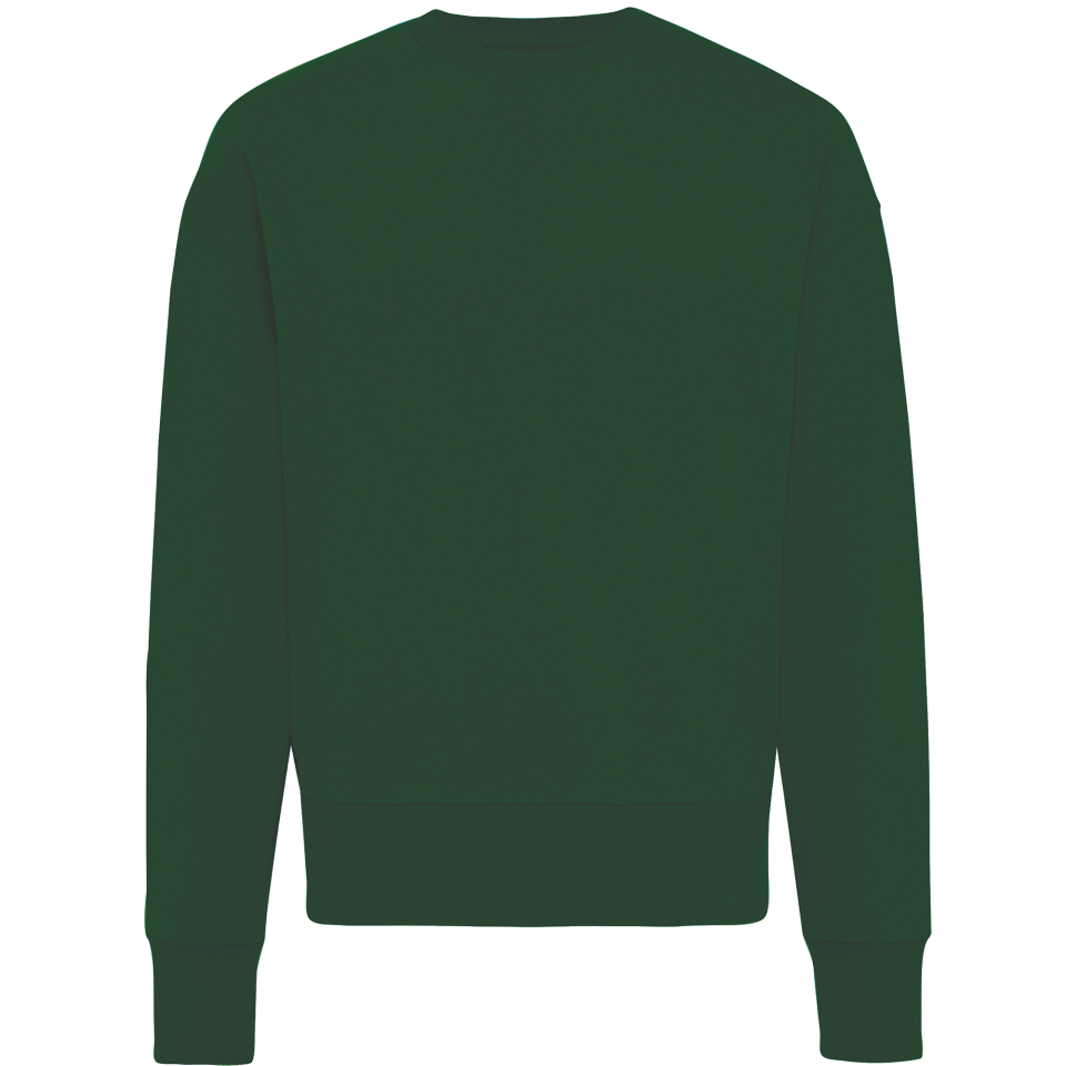 Sudadera relax fit de algodón reciclado 3XL personalizada