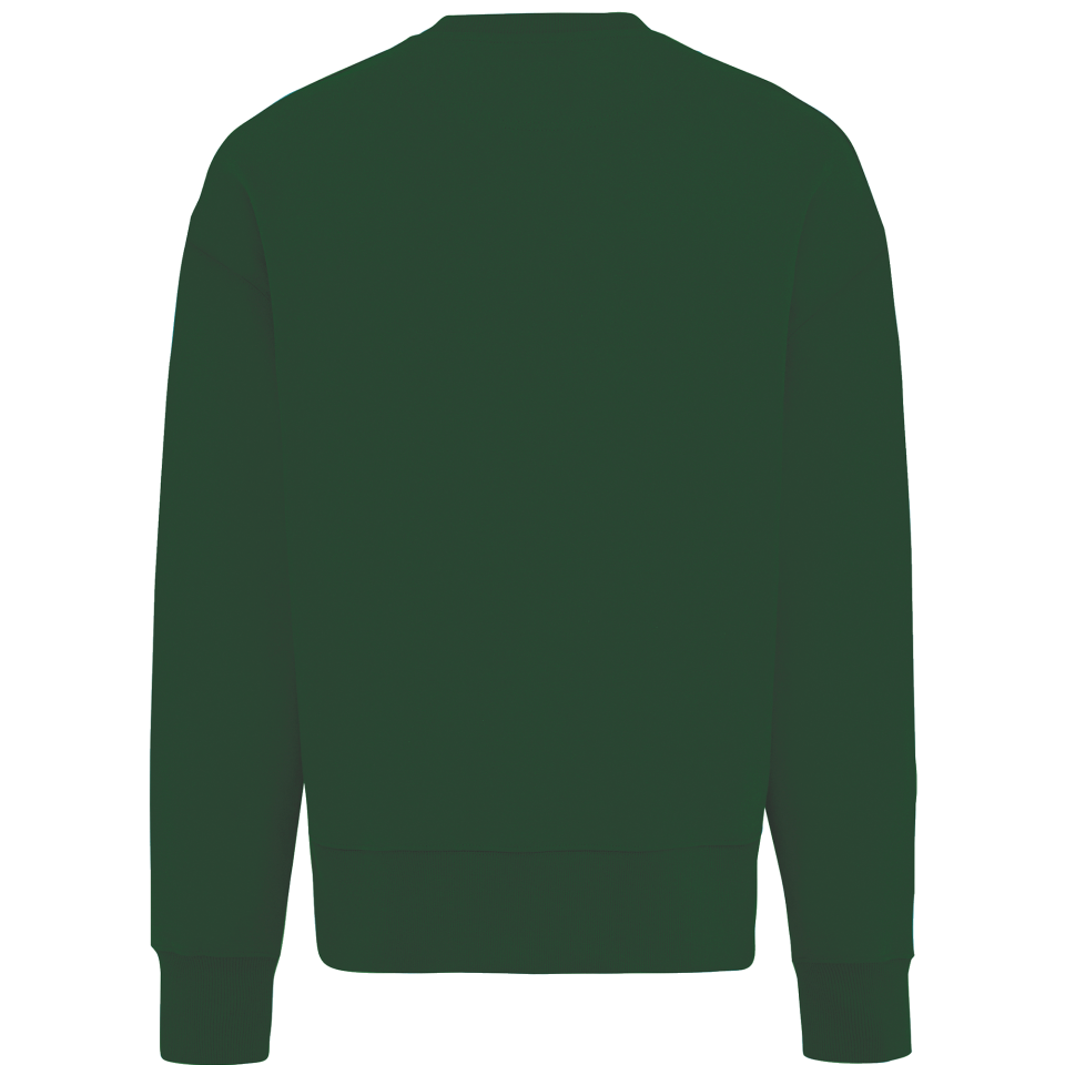 Sudadera relax fit de algodón reciclado 3XL personalizada