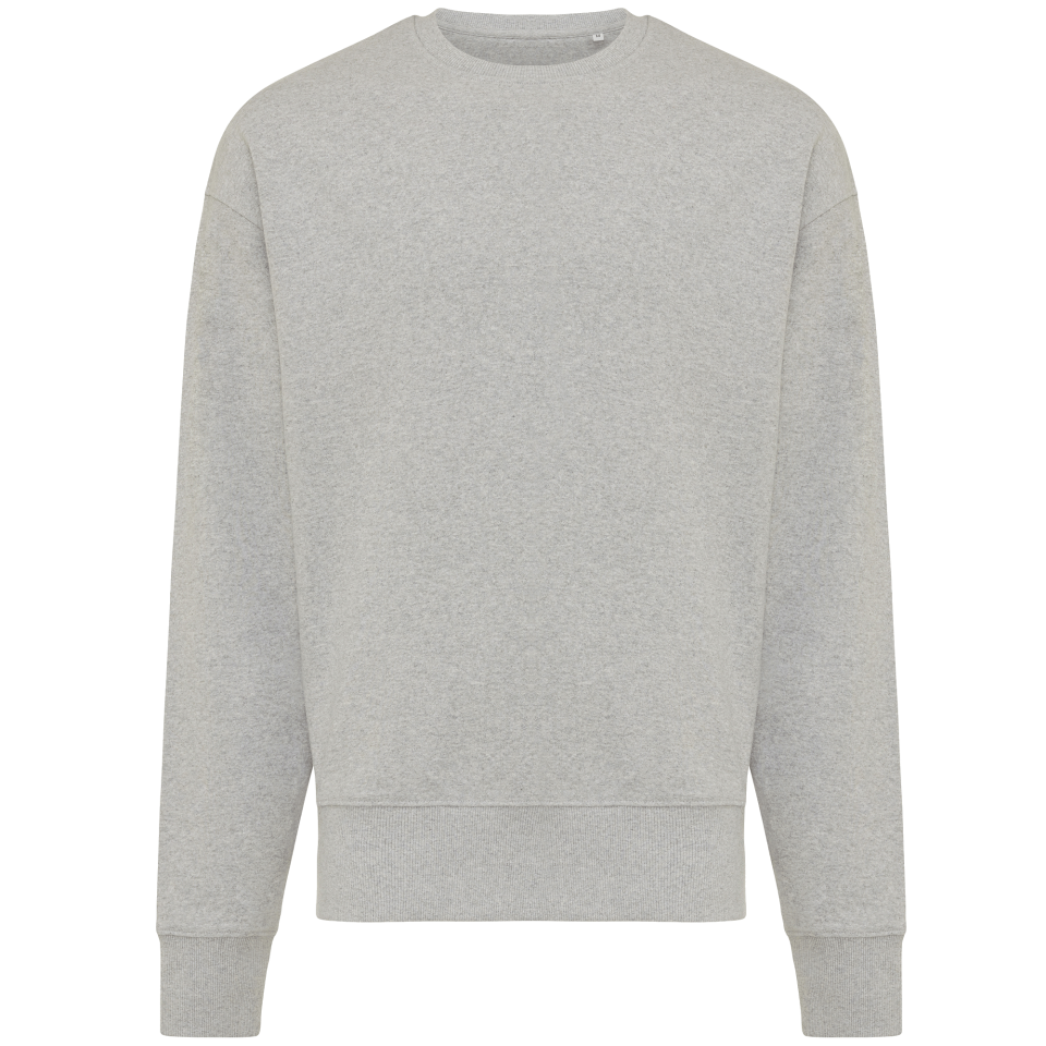 Sudadera relax fit de algodón reciclado 3XL personalizada