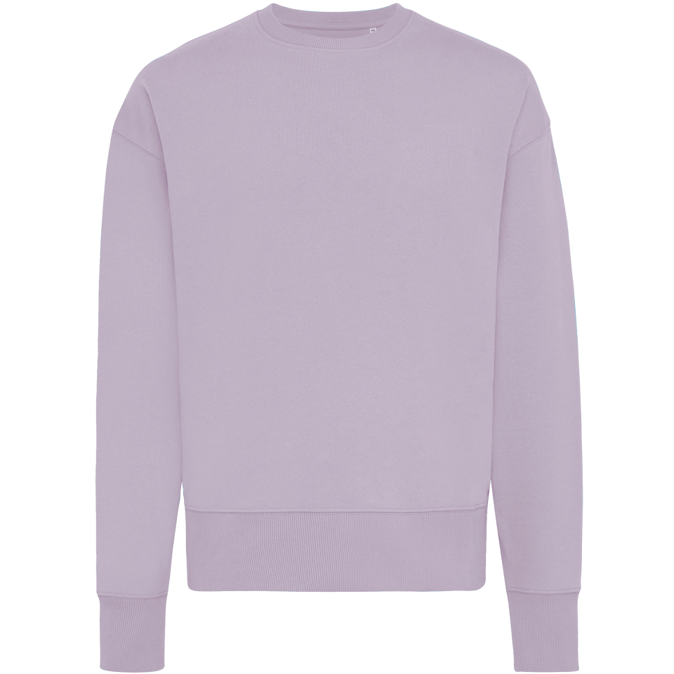 Sudadera relax fit de algodón reciclado 3XL personalizada