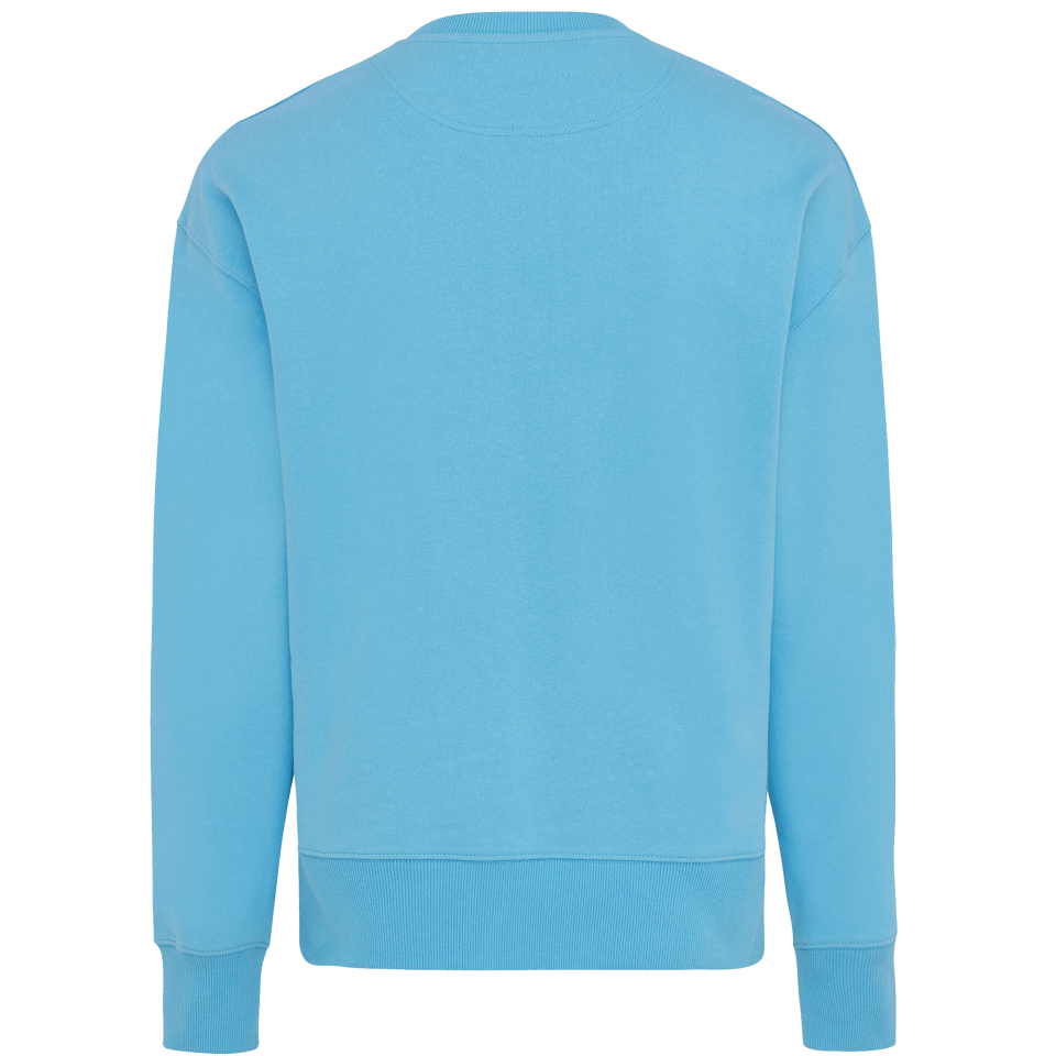 Sudadera relax fit de algodón reciclado 3XL personalizada